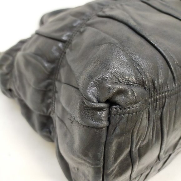 Prada Hand Bag Black Leather - Picture 6 of 9